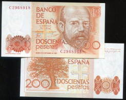 SPAIN  ，P156 , 200-PTA , 1980 ,UNC - [ 4] 1975-… : Juan Carlos I