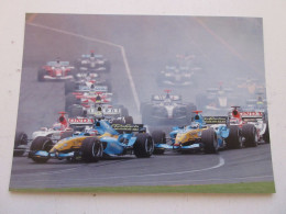 AUTO FORMULE 1 PHOTO 17x12 2004 MELBOURNE Fernando ALONSO CHASSE RENAULT ESPAGNE - Automovilismo - F1