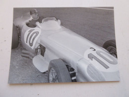 AUTO FORMULE 1 PHOTO 17x12 1955 SPA FRANCORCHAMPS Jose Manuel FANGIO MERCEDES - Automovilismo - F1