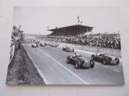 AUTO FORMULE 1 PHOTO 17x12 1950 REIMS DEPART FANGIO FARINA ALFA ROMEO - Automovilismo - F1