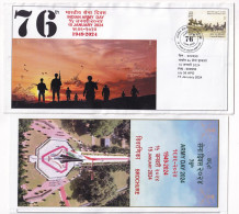 India 56 APO 2024, Army Special Cover, Army Day. - Briefe U. Dokumente