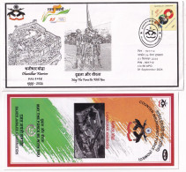 India 56 APO 2024, Army Special Cover, Dhanidhar Warriors, Info., On Dhanidhar Fort, - Briefe U. Dokumente