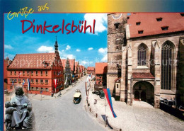 Dinkelsbuehl St Georgskirche Marktplatz 1000jaehrige Stadt Kirche Altstadt - Dinkelsbühl