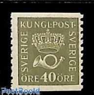 Sweden 1920 40o, Without WM, Stamp Out Of Set, Unused (hinged) - Ungebraucht