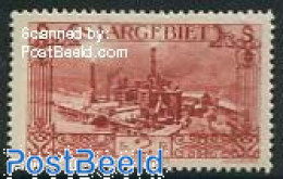 Germany, Saar 1926 2Fr, Stamp Out Of Set, Unused (hinged), Various - Industry - Usines & Industries