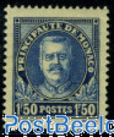 Monaco 1933 1.50Fr, Stamp Out Of Set, Mint NH - Unused Stamps