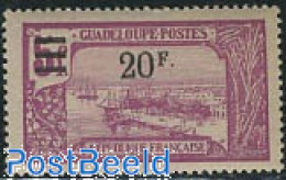 Guadeloupe 1924 Stamp Out Of Set, Mint NH, Transport - Ships And Boats - Ongebruikt