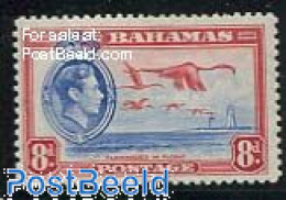 Bahamas 1938 8p, Stamp Out Of Set, Mint NH, Nature - Various - Birds - Lighthouses & Safety At Sea - Lighthouses
