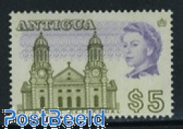 Antigua & Barbuda 1969 5$, Perf. 13.75, Stamp Out Of Set, Mint NH - Antigua Et Barbuda (1981-...)