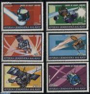 Madagascar 1987 Halleys Comet 6v, Mint NH, Science - Transport - Astronomy - Space Exploration - Halley's Comet - Astrologie