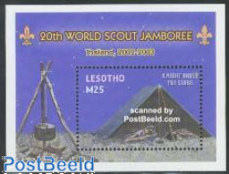 Lesotho 2002 World Jamboree S/s, Mint NH, Sport - Scouting - Lesotho (1966-...)