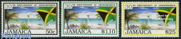 Jamaica 1992 Independence 3v, Mint NH, History - Flags - Jamaique (1962-...)