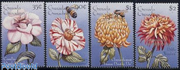 Grenada Grenadines 1996 Flowers 4v, Mint NH, Nature - Flowers & Plants - Insects - Grenade (1974-...)