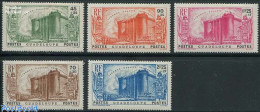 Guadeloupe 1939 150 Years French Revolution 5v, Unused (hinged), History - History - Art - Castles & Fortifications - Ongebruikt