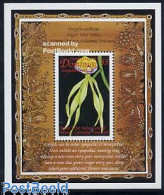 Dominica 1999 Encyclia Cochleata S/s, Mint NH, Nature - Flowers & Plants - Orchids - Dominicaine (République)