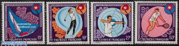 French Polynesia 1971 South Pacific Games 4v, Mint NH, Sport - Golf - Sailing - Shooting Sports - Sport (other And Mix.. - Neufs