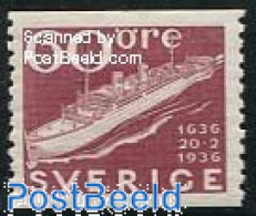 Sweden 1936 60o, Stamp Out Of Set, Unused (hinged), Transport - Ships And Boats - Ungebraucht