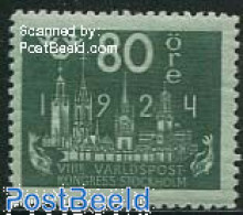 Sweden 1924 80o, Stamp Out Of Set, Mint NH - Ungebraucht