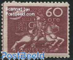 Sweden 1924 60o, Stamp Out Of Set, Unused (hinged), Nature - Horses - Ungebraucht