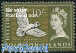 Solomon Islands 1965 10Sh, Stamp Out Of Set, Mint NH, Nature - Birds - Salomon (Iles 1978-...)