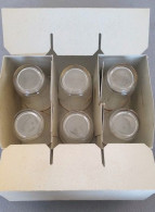 Lot De 6 Verres à Cécémel (Nutricia) Dans Leur Boîte En Carton D'origine - Vasos