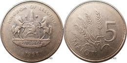 Lesotho - Royaume - Letsie III - 5 Maloti 1998 - TTB/XF45 - Mon7841 - Lesotho