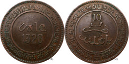 Maroc - Empire Chérifien - Moulay Abdelaziz - 10 Mazounas AH1320 (1903) Birmingham - TTB/XF45 - Mon7845 - Maroc