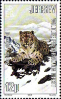 Jersey Poste N** Yv:309 Mi:315 Snow Leopard - Félins