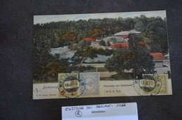 POSTCARD CORRESPONDENZ KARTE POSTAGE RHODESIA BATAVIA VG 1916 Buitenzorg Netherlands Indies Real PANORAMA VAN BATOETOELI - Indonesia