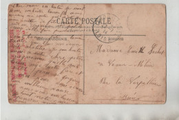 Emile Sachet Vaulx Milieu 1914 à Identifier Tampon Rouge Galerie Lyonnaise Bijouterie Souvenir Lyon Bords Saône - Genealogia