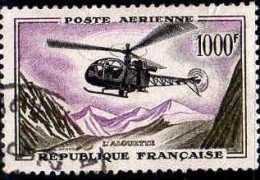 France Avion Obl Yv:37 Mi:1177 L'Alouette (TB Cachet Rond) - 1927-1959 Gebraucht