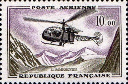 France Avion N** Yv:41 Mi:1282 L'Alouette - Helicopters