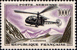 France Avion N** Yv:37 Mi:1177 L'Alouette - Helicopters