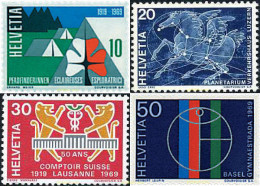 620650 MNH SUIZA 1969 SERIE DE PROPAGANDA - Ongebruikt