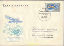 577144 MNH SUIZA 1963 50 ANIVERSARIO DE LA TRAVESIA AEREA DE LOS ALPES - Ongebruikt