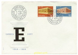 23625 MNH SUIZA 1969 EUROPA CEPT. 10 ANIVERSARIO DE LA CEPT - Ongebruikt
