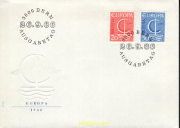 688850 MNH SUIZA 1966 EUROPA CEPT. NAVIO EUROPA - Ongebruikt