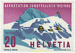 666304 MNH SUIZA 1962 TRENES - Spiders