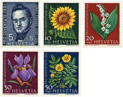 93727 MNH SUIZA 1961 PRO JUVENTUD - Ongebruikt