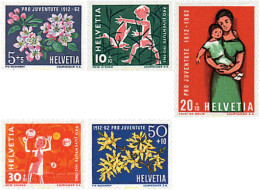 93709 MNH SUIZA 1962 PRO JUVENTUD - Ongebruikt