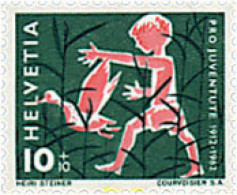 340392 MNH SUIZA 1962 PRO JUVENTUD - Ongebruikt