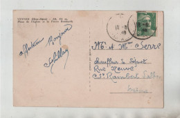 Serre Chauffeur De Dépôt Rue Neuve Saint Rambert D'Albon 1948 Veynes Place Eglise Et Pierre Bombarde - Genealogia