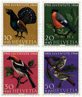 35928 MNH SUIZA 1968 PRO JUVENTUD. PAJAROS - Ongebruikt
