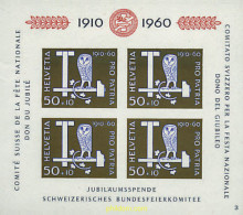 35925 MNH SUIZA 1960 50 ANIVERSARIO DE PRO PATRIA - Ongebruikt