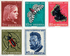 76971 MNH SUIZA 1953 PRO JUVENTUD - Spiders