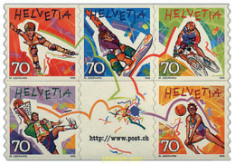 364587 MNH SUIZA 1998 DEPORTES EN ACCION - Cycling