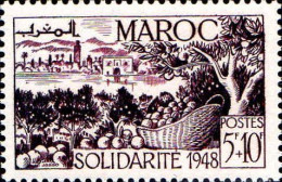 Maroc (Prot.Fr) Poste N** Yv:274 Mi:286 Solidarité - Agriculture