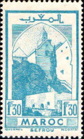 Maroc (Prot.Fr) Poste N** Yv:228A Mi:220 Sefrou Mosquée (Petit Pt De Rouille) - Moskeeën En Synagogen
