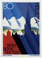 128741 MNH SUIZA 1991 800 ANIVERSARIO DE BERNA - Ungebraucht