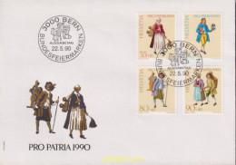 408087 MNH SUIZA 1990 PRO PATRIA. 700 AÑOS DE ARTE Y CULTURA - Ungebraucht